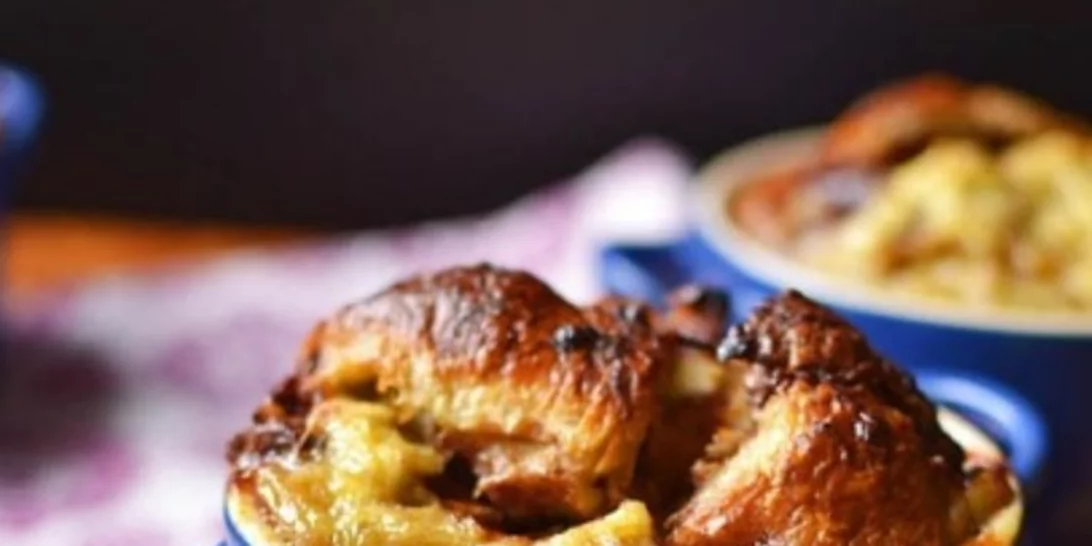 Πουτίγκα με πραλίνα φουντουκιού και μπανάνα