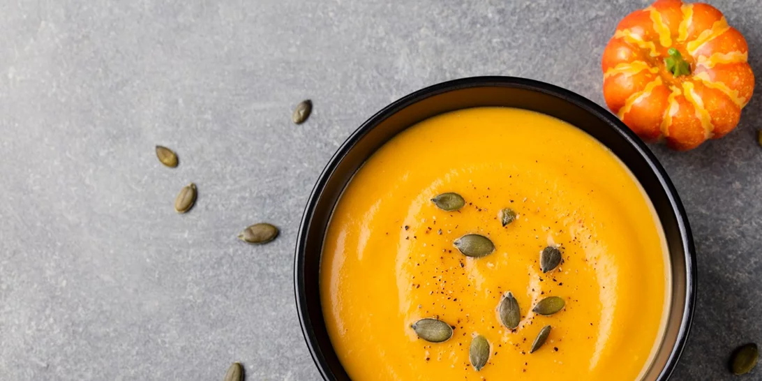 Βελουτέ σούπα κολοκύθας σύμφωνα με τη δίαιτα Dukan