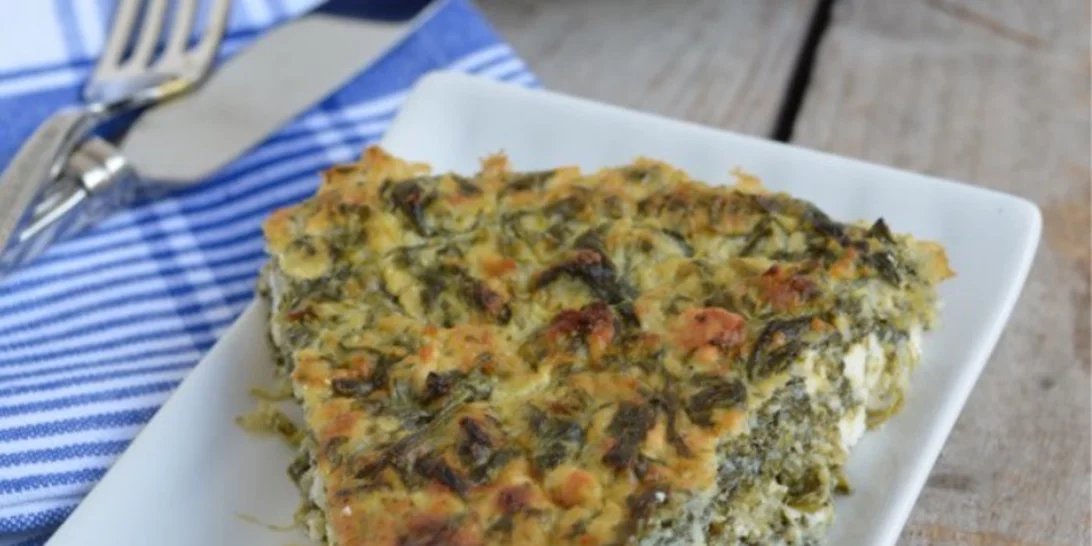 Τάρτα με φέτα και σπανάκι χωρίς αλεύρι | Η πιο ελαφριά εκδοχή του αγαπημένου πιάτου