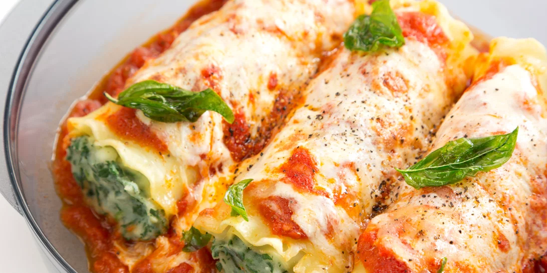 Κανελόνια με φέτα και σπανάκι | Ίσως η πιο νόστιμη συνταγή ζυμαρικών στο φούρνο