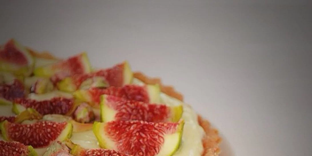 Συνταγή για τάρτα με σύκο, μασκαρπόνε και φιστίκι