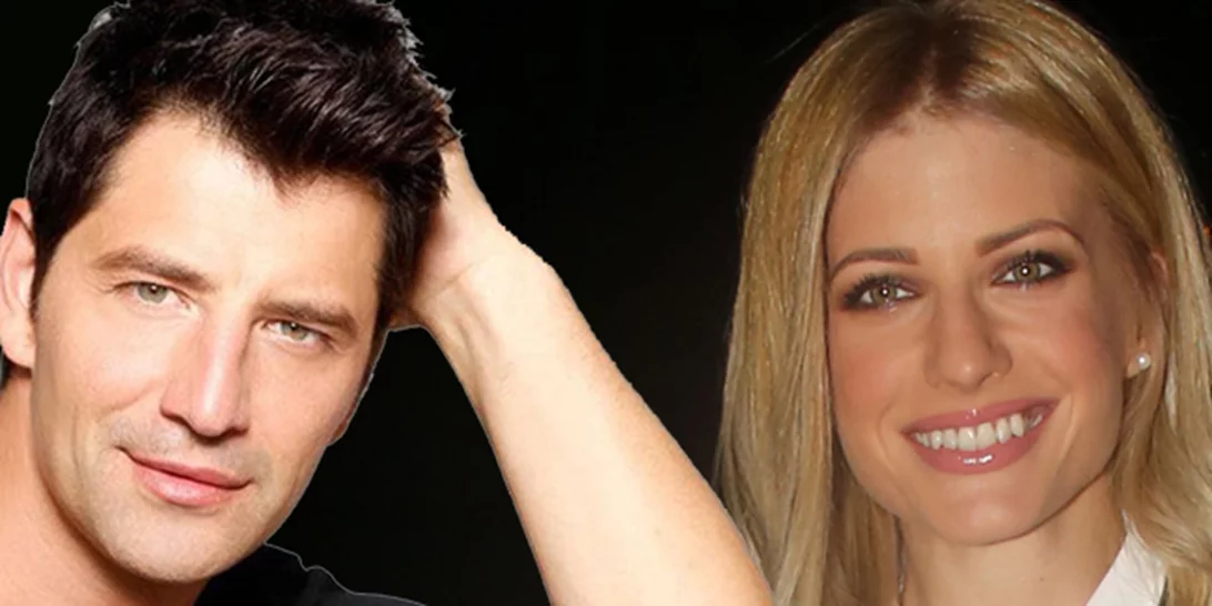 Ο Σάκης Ρουβάς και η Ευαγγελία Αραβανή στην παρουσίαση του «X-Factor»