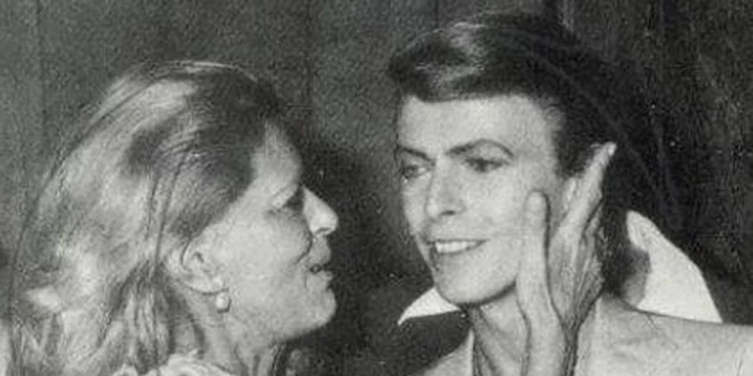 David Bowie - Μελίνα Μερκούρη : Μία σπάνια φωτογραφία τους από τις Κάννες