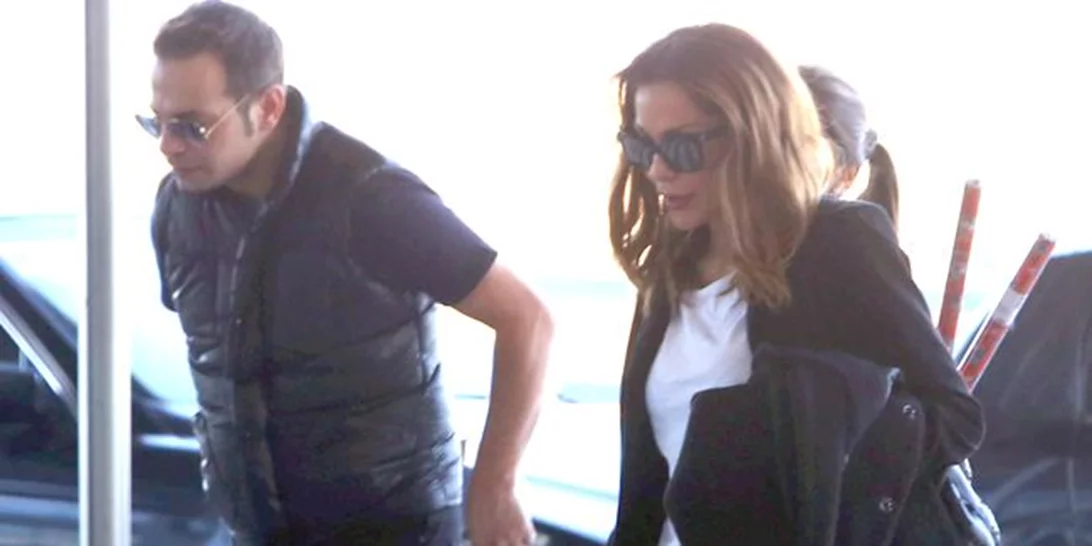 Δέσποινα Βανδή - Ντέμης Νικολαΐδης: Με τα παιδιά τους στο αεροδρόμιο