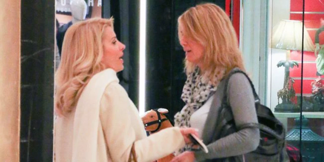 Ελένη Μενεγάκη: Φωτογραφίες από την συνάντησή της με την Έλενα Κατραβά