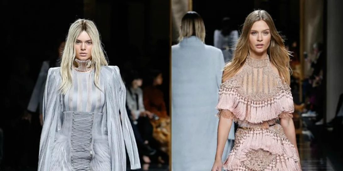 Balmain A/W 2016-2017: Το celebrity front row, τα ωραιότερα looks και η burlesque διάθεση στη νέα συλλογή