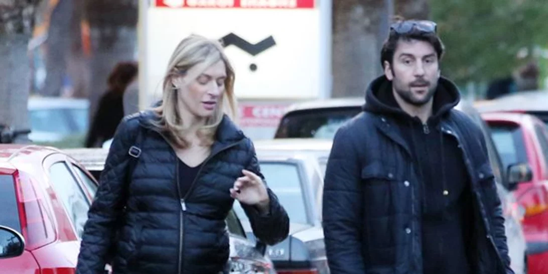 Ζέτα Δούκα - Μιχάλης Χατζαντωνάς: Η βόλτα λίγο πριν τον τοκετό