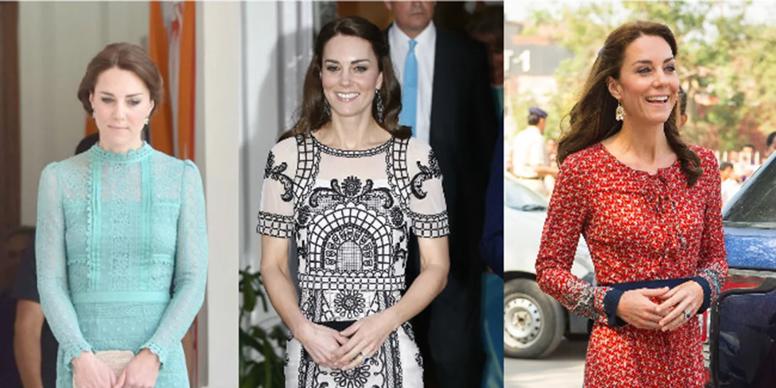 Kate Middleton: Δες όλα τα τελευταία outfits της από το ταξίδι στην Ινδία