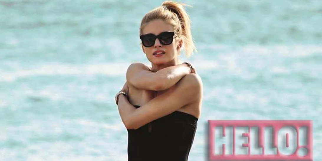 Ευαγγελία Αραβανή: Εντυπωσιακή στην πρώτη εμφάνιση με μαγιό