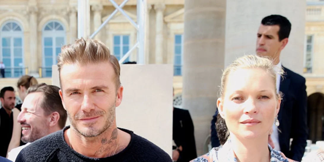 David Beckham, Kate Moss: Μαζί στο menswear fashion show Louis Vuitton (Φωτογραφίες)