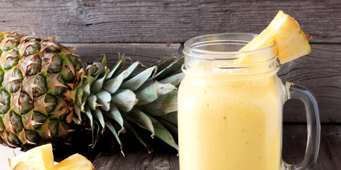 Smoothie με ανανά και τζίντζερ για λαμπερό δέρμα και γρήγορο μεταβολισμό