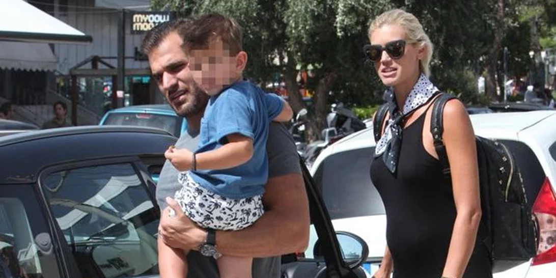 Βάσω Κολλιδά: Οικογενειακές βόλτες σε προχωρημένη εγκυμοσύνη