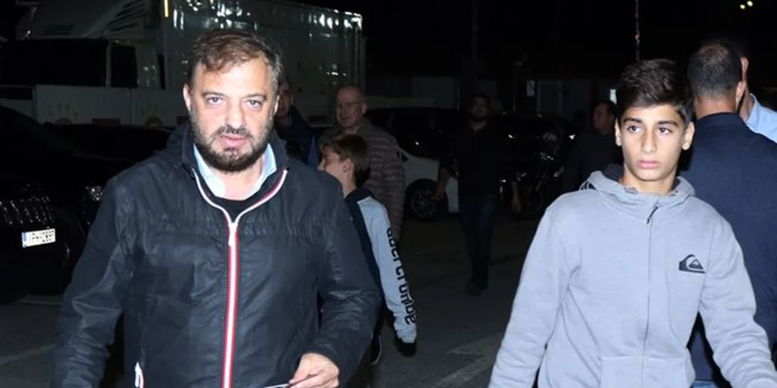 Χρήστος Φερεντίνος: Στο γήπεδο με τους γιούς του!