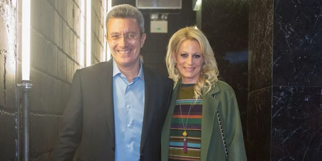 Νίκος Χατζηνικολάου - Κρίστη Τσολακάκη: Σπάνια βραδινή έξοδος