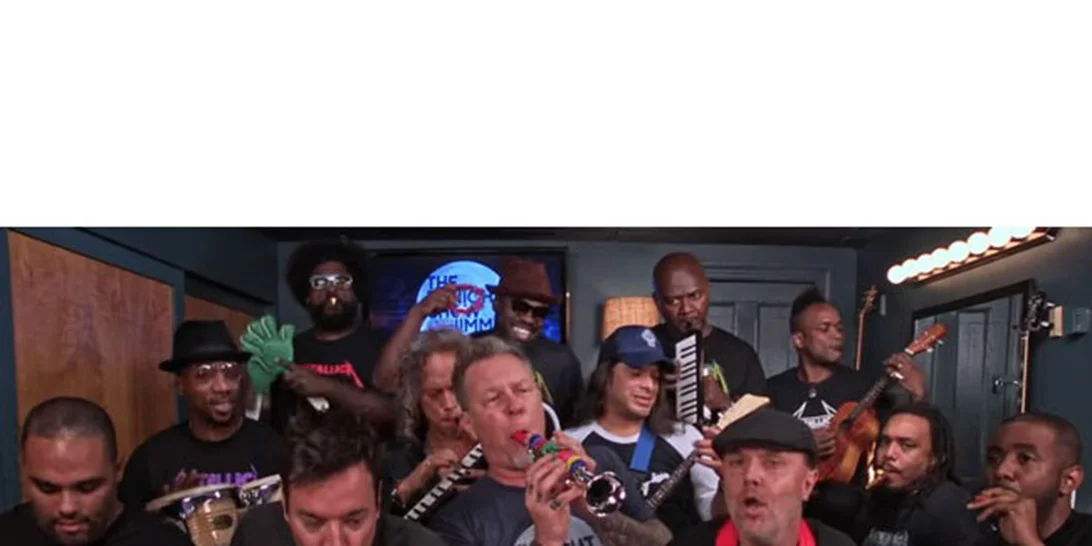 Δες τους Metallica να παίζουν με...παιδικά μουσικά όργανα