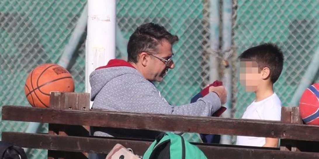 Γιώργος Λιάγκας: Καθημερινές στιγμές με τον γιο του, Γιάννη