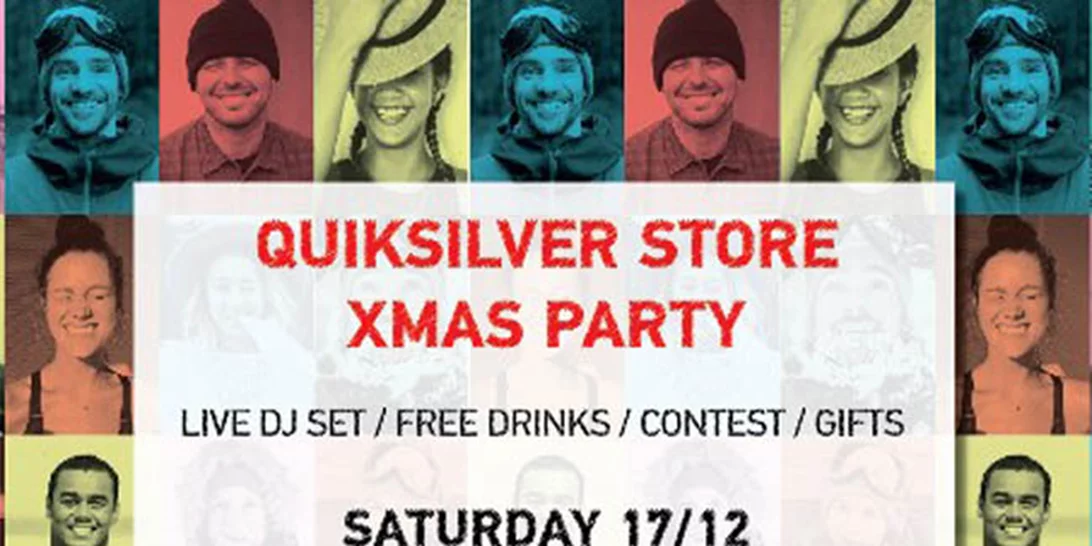 Χριστουγεννιάτικο πάρτυ στο ανακαινισμένο κατάστημα της Quiksilver στο The Mall Athens!