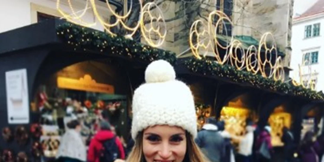 Αθηνά Οικονομάκου: Χριστούγεννα στη Βιέννη (φωτογραφίες)