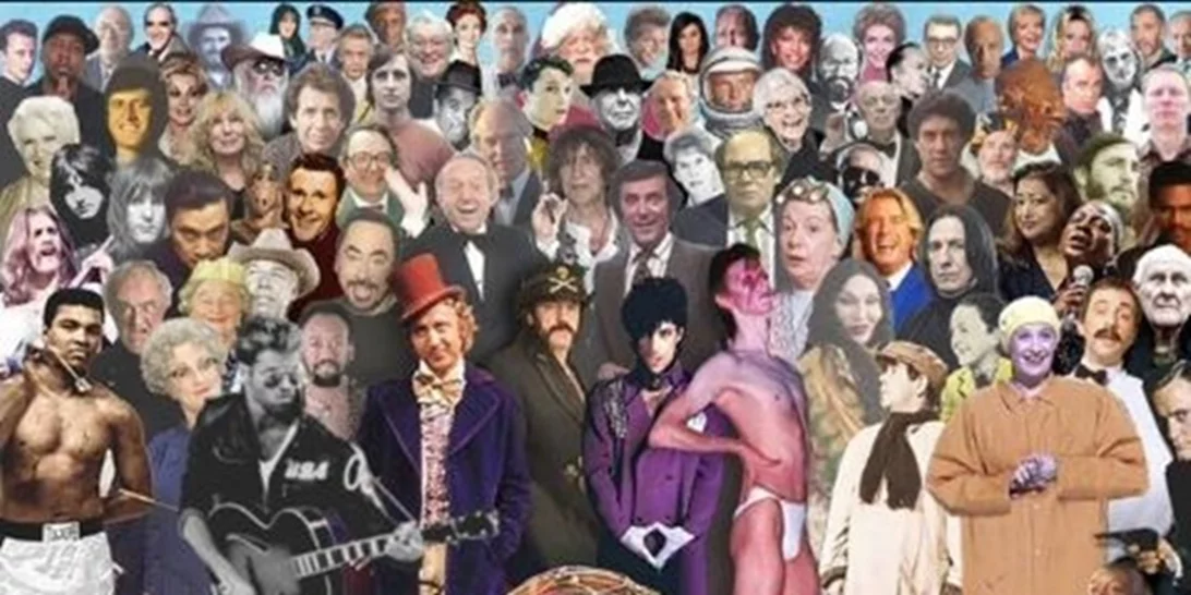 Οι διάσημοι που «έφυγαν» το 2016 σε μια εκπληκτική φωτογραφία!