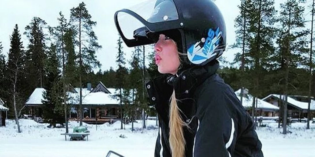 Αντωνία Καλλιμούκου: Όλες οι φωτογραφίες από το ταξίδι της στο χωριό του Άγιου Βασίλη