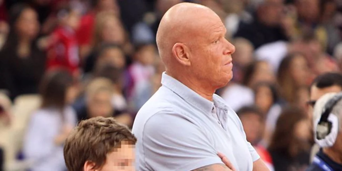 Τζώνη Καλημέρης: Στο γήπεδο με τον γιο του