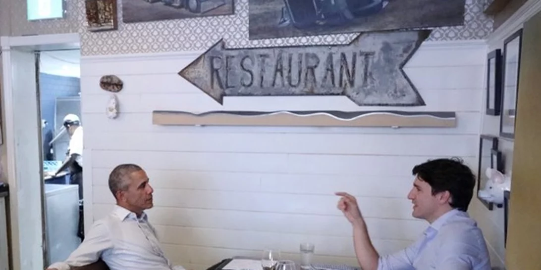 Barack Obama: Η συνάντηση του με τον Justin Trudeau
