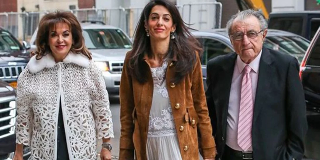 Σε πελάγη ευτυχίας οι γονείς της Amal Alamuddin!