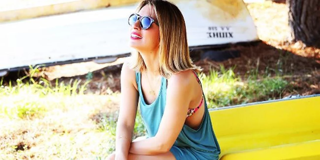 Μαρία Ηλιάκη: Διακοπές στην Κίμωλο