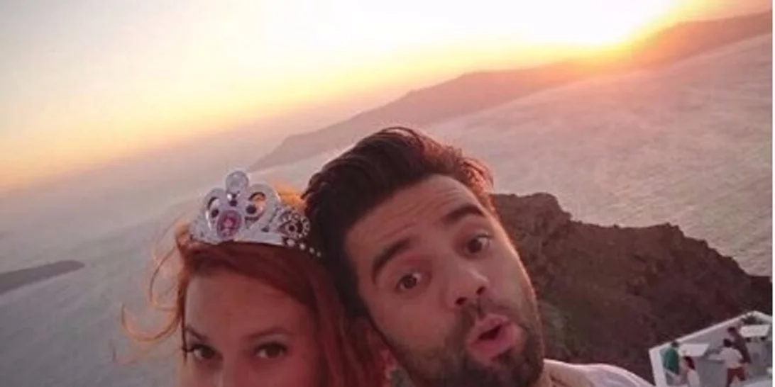 Σίσσυ Χρηστίδου: Γενέθλια στην Σαντορίνη μαζί με τον Θοδωρή Μαραντίνη