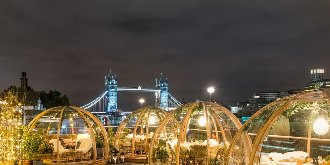 Στο Λονδίνο μπορείς να δειπνήσεις μέσα σε ιγκλού