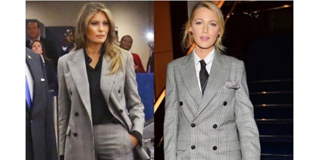 Blake Lively – Melania Trump: Ποια φόρεσε καλύτερα το γκρι κοστούμι;