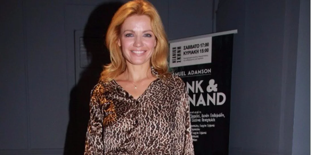 Παναγιώτα Βλαντή: Με total black look σε βραδινή έξοδο