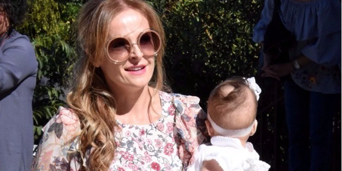 Σταύρος Ξαρχάκος - Ηρώ Σαΐα: Φωτογραφίες από την βάφτιση των παιδιών τους