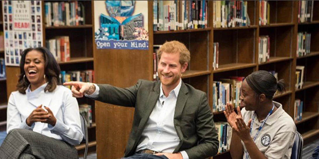 Ο Πρίγκιπας Harry και η Michelle Obama τα λένε σαν δύο καλοί φίλοι