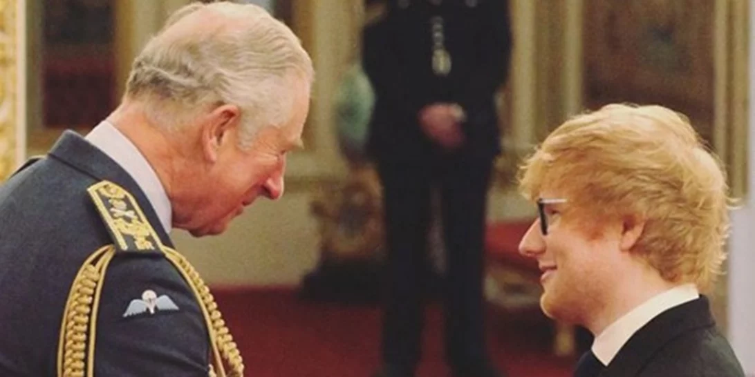 Ed Sheeran | Πήρε τιμητική διάκριση από τον Πρίγκιπα Κάρολο