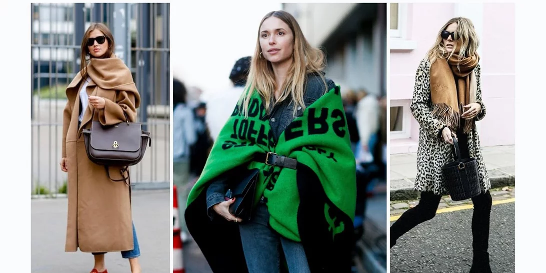 Blanket Scarf: O street style οδηγός για να φορέσεις το oversized μάλλινο κασκόλ