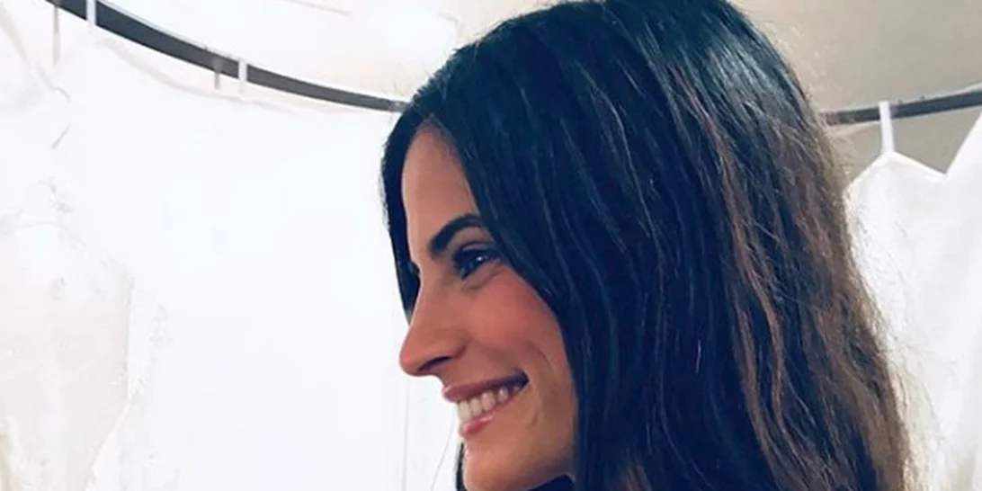 Πρόβα νυφικού για την Χριστίνα Μπόμπα