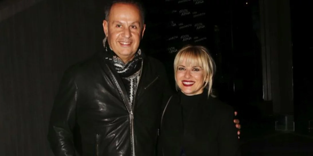 Μαρία Μπεκατώρου | Βραδινή εμφάνιση με τον σύζυγό της