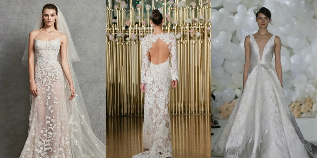 Διαφάνειες, λάμψη και τολμηρά ντεκολτέ | Αυτά είναι τα πιο σέξι trends στα νυφικά του 2018!