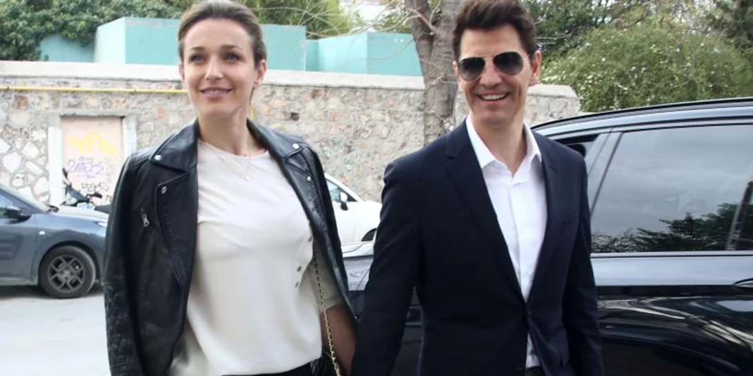 Σάκης Ρουβάς & Κάτια Ζυγούλη | Ρομαντική βόλτα στην Κηφισιά