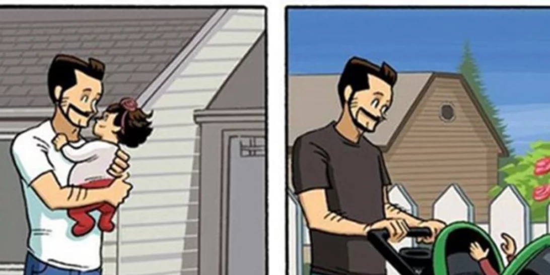 «Θα έχουν μεγαλώσει χωρίς να το καταλάβουμε» – ένα σκίτσο που συγκινεί