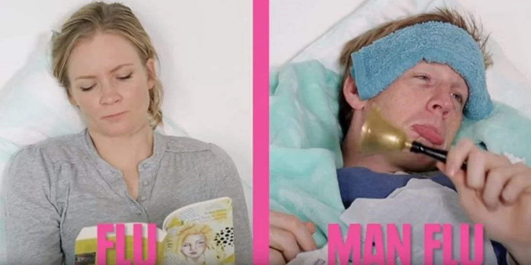 Ένα χιουμοριστικό βίντεο αποκαλύπτει πόσο διαφορετικά αντιμετωπίζουν γυναίκες και άντρες ένα κρυολόγημα!