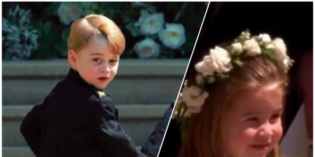 Πρίγκιπας George & Πριγκίπισσα Charlotte | Τράβηξαν τα βλέμματα στον γάμο του Πρίγκιπα Harry και της Meghan Markle!