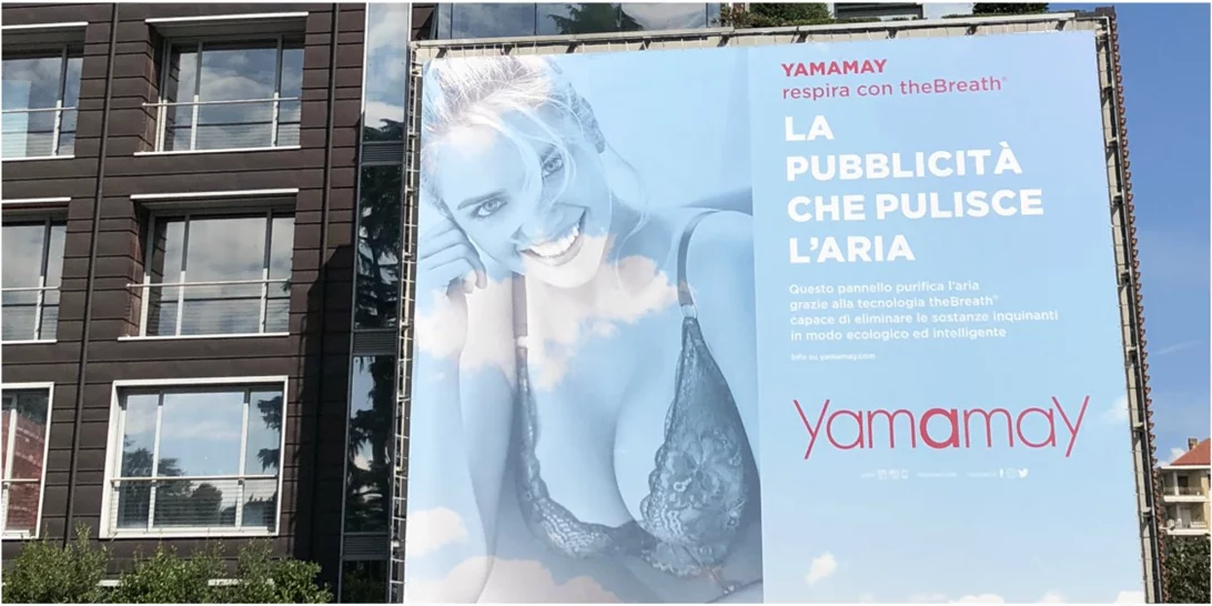 Αυτή η διαφήμιση της Yamamay καθαρίζει τον αέρα που αναπνέουμε