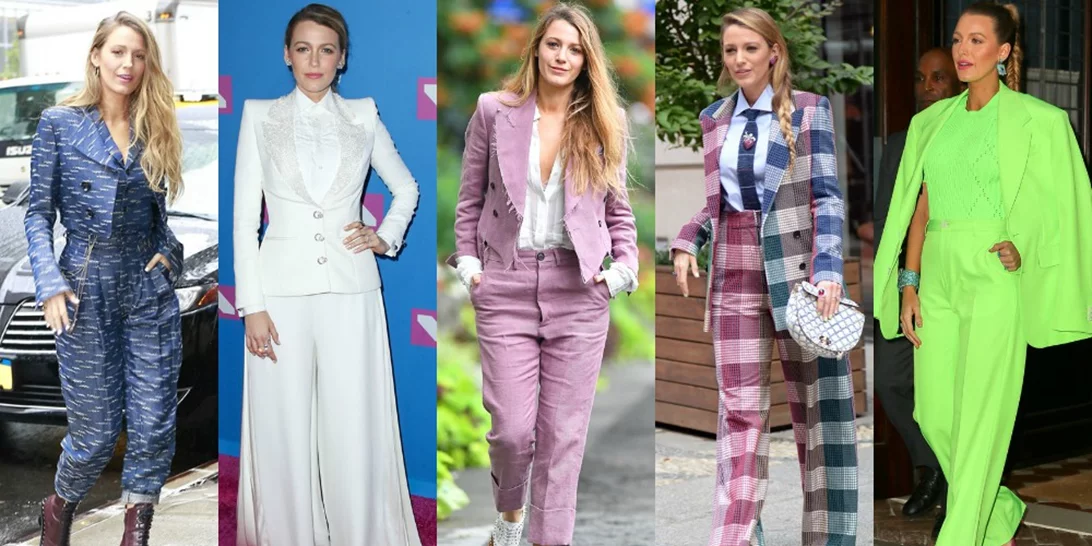 Blake Lively | Οι 10 εντυπωσιακές εμφανίσεις της με κοστούμι!