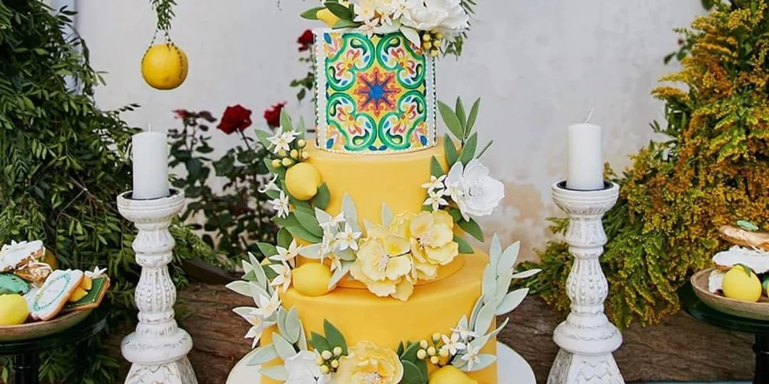 Maria Menounos | Ο υπέροχος rustic στολισμός του γάμου της με θέμα τα λεμόνια