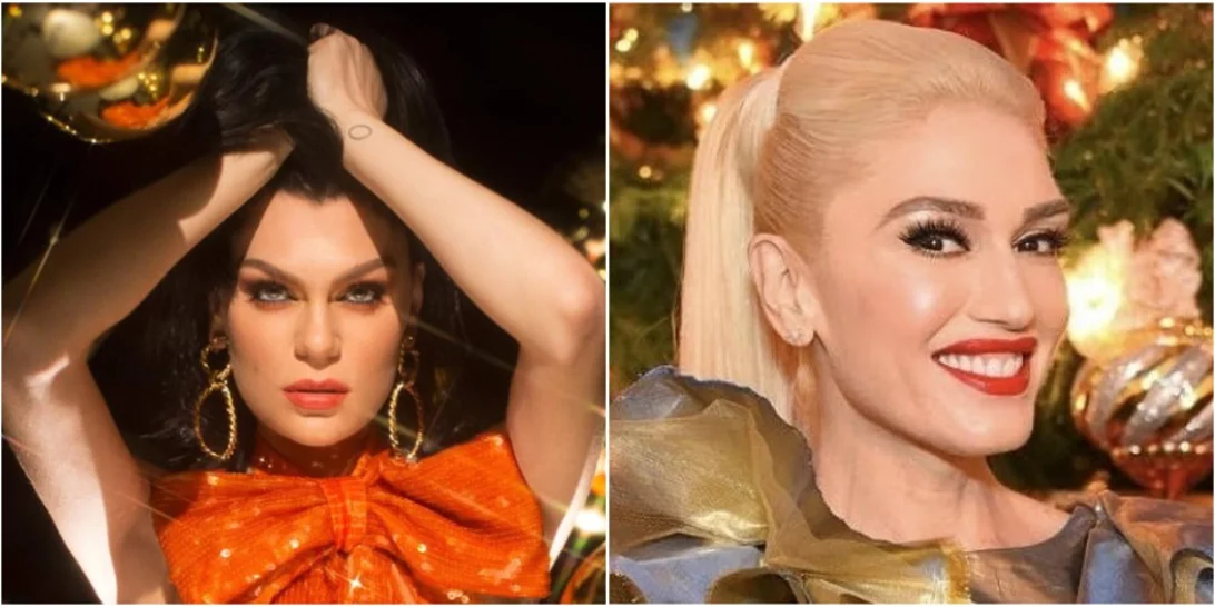 Jessie J & Gwen Stefani | Σε Χριστουγεννιάτικους ρυθμούς με δημιουργίες Celia Kritharioti