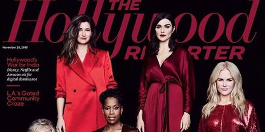 Το εορταστικό #Metoo εξώφυλλο του Hollywood Reporter ντύθηκε στα κόκκινα!