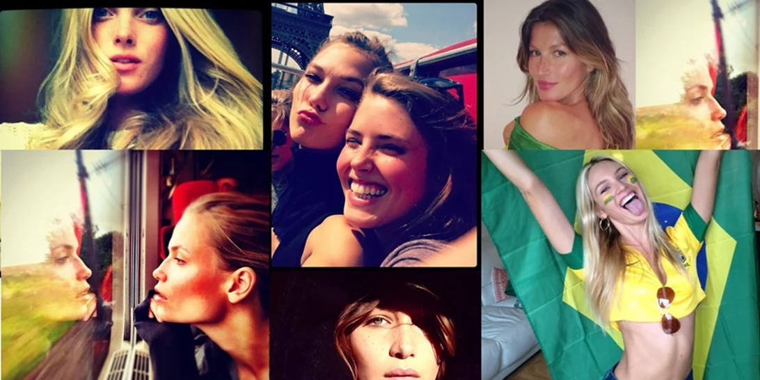 Οι πρώτες Instagram selfies των διασημότερων μοντέλων