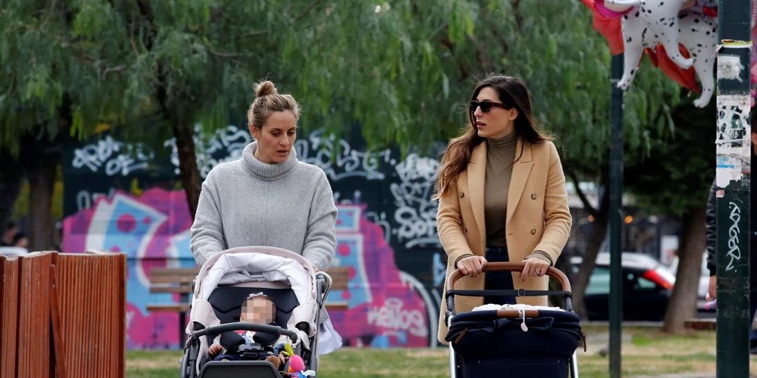 Ελεονώρα Μελέτη - Φλορίντα Πετρουτσέλι | Βόλτα με τα αγγελούδια τους